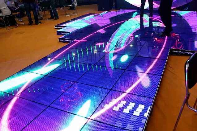 LED地砖屏的应用，陕西电子大屏租赁